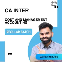CA Inter Costing Regular Batch For Jan & May 26 By…